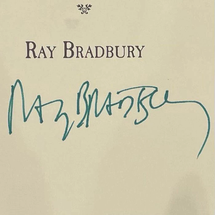 Книга «A Chapbook for Burnt-Out Priests, Rabbis, and Ministers» с автографом Рэя Брэдбери