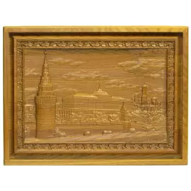 Русское лото в резной шкатулке из ясеня "Кремль"