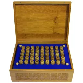 Русское лото в резной шкатулке из ясеня "Кремль"