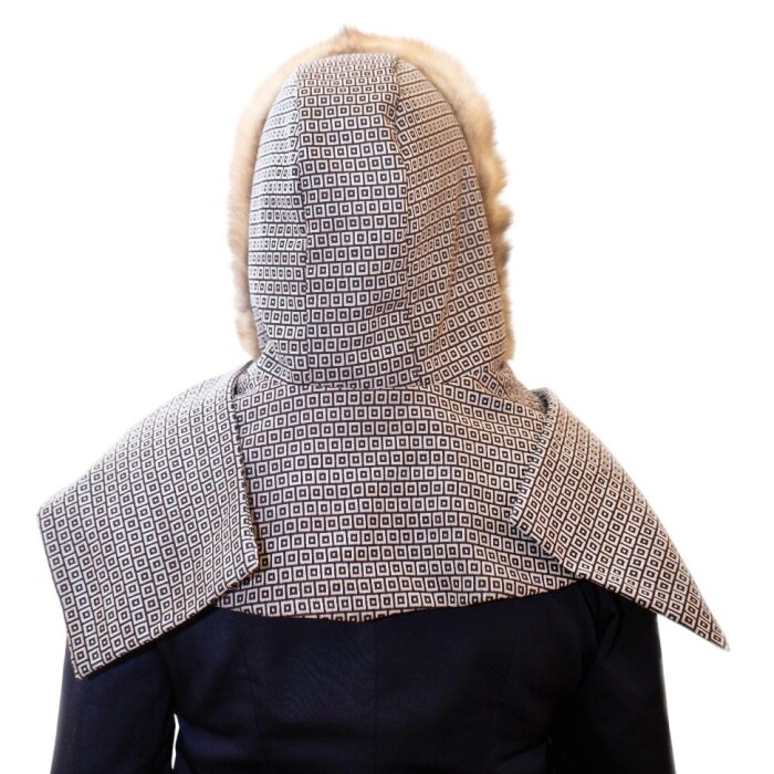 Women's bonnet with sable fur trim "Galant"