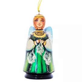 Christmas tree toy made of lime "Angel"