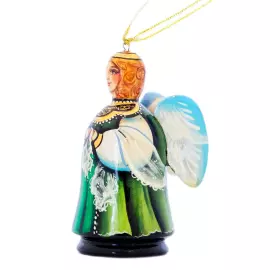 Christmas tree toy made of lime "Angel"