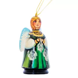 Christmas tree toy made of lime "Angel"