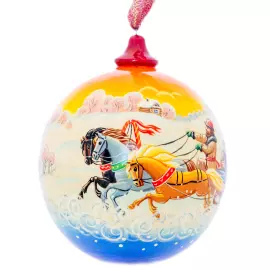 Christmas tree ball made of lime "Winter"