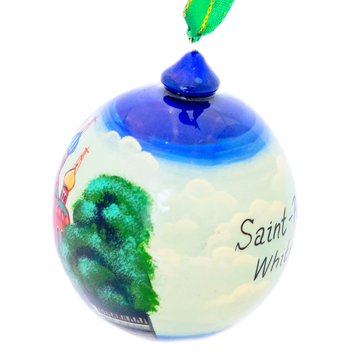 Christmas tree ball made of linden "Saint Petersburg"
