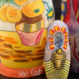 Matryoshka doll for 5 seats "Van Gogh" (19 cm)