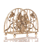 Napkin holder made of brass "Iris"