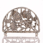 Napkin holder made of nickel silver "Iris"