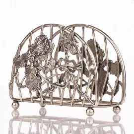 Салфетница из нейзильбера "Ирис"