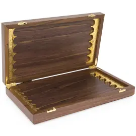 Backgammon made of precious wood "Decorated" Zlatoust