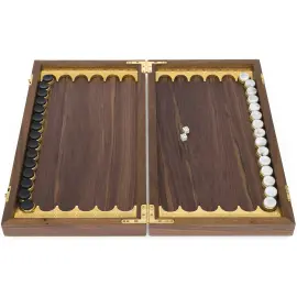 Backgammon made of precious wood "Decorated" Zlatoust