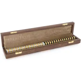 Backgammon made of precious wood "Decorated" Zlatoust