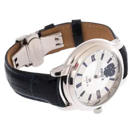 Наручные часы с серебром "Celebrity" с темно-синим ремешком Наручные часы с серебром "Celebrity" с темно-синим ремешком