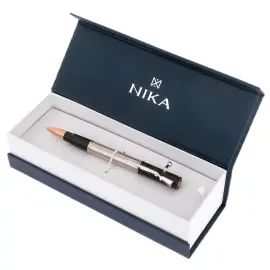 Шариковая ручка из серебра и латуни "Дробовик. Professional" Шариковая ручка из серебра и латуни "Дробовик. Professional"