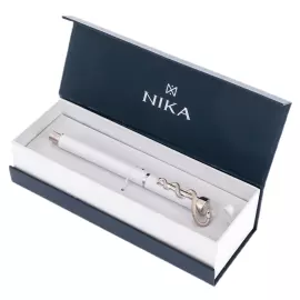 Silver and brass roller handle "Gigaea Vessel. Professional"