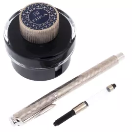 Fountain pen made of gold and silver "Status"