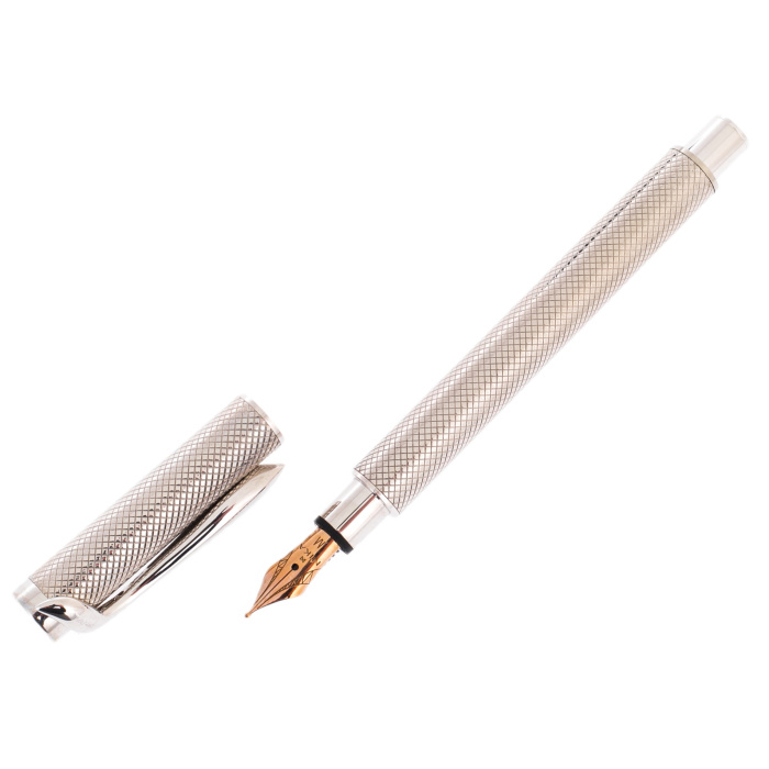 Fountain pen made of gold and silver "Status"