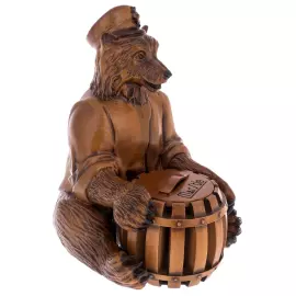 Медовница из массива бука "Медведь с бочкой"