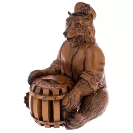 Медовница из массива бука "Медведь с бочкой"