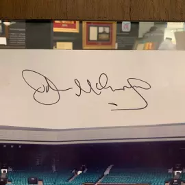 Фото с 3-мя автографами одних из лучших мировых теннисистов Новака Джоковича, Штеффи Графа и Джона Макинроя