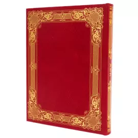 Gift set "Moscow" with a book and a painting "Kremlin" in a lacquered box, in Chinese