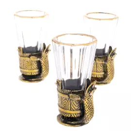 Набор стопок "Щука" на 6 персон, в кейсе