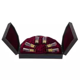 Набор стопок "Щука" на 6 персон, в кейсе