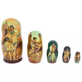 Matryoshka doll for 5 people "Ballet "Romeo and Juliet" 21 cm