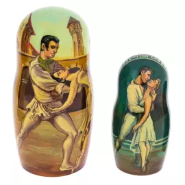 Matryoshka doll for 5 people "Ballet "Romeo and Juliet" 21 cm