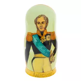 Matryoshka doll for 5 places "1812" 21 cm