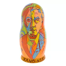 Matryoshka doll for 5 places "Kandinsky" 21 cm