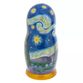 Matryoshka doll for 5 places "Van Gogh" 21 cm