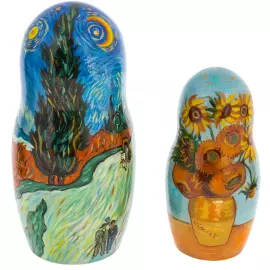 Matryoshka doll for 5 places "Van Gogh" 21 cm