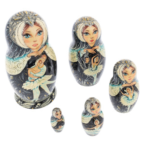 Matryoshka doll for 5 people "Ballet "Swan Lake" 21 cm