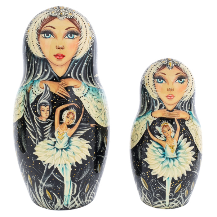 Matryoshka doll for 5 people "Ballet "Swan Lake" 21 cm