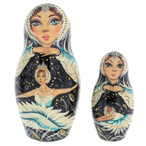 Matryoshka doll for 5 people "Ballet "Swan Lake" 21 cm