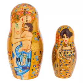 Matryoshka doll for 5 places "Klimt" 18 cm