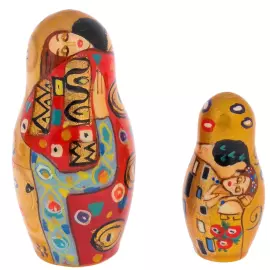 Matryoshka doll for 5 places "Klimt" 18 cm