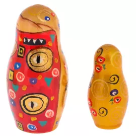 Matryoshka doll for 5 places "Klimt" 18 cm