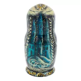 Matryoshka doll for 5 people "Snow Queen" 12.5 cm