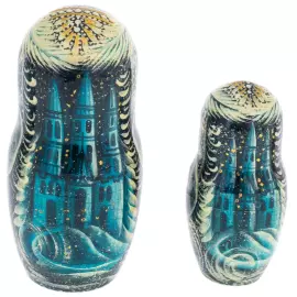 Matryoshka doll for 5 people "Snow Queen" 12.5 cm