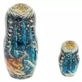 Matryoshka doll for 5 people "Snow Queen" 12.5 cm