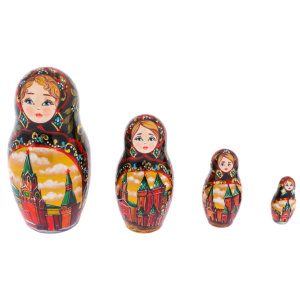 Matryoshka doll for 7 people "Moscow. Lace" 24 cm