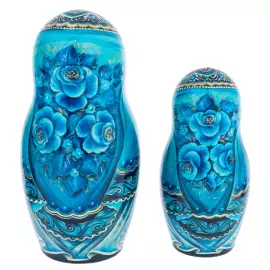 Matryoshka doll for 5 people "Saint Petersburg" 21 cm