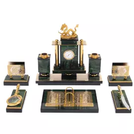 Table set made of jade "Dragon" Zlatoust