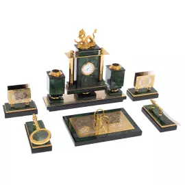 Table set made of jade "Dragon" Zlatoust