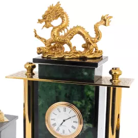 Table set made of jade "Dragon" Zlatoust