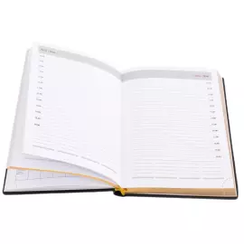 Ежедневник с ручкой "Герб РФ" черный, Златоуст