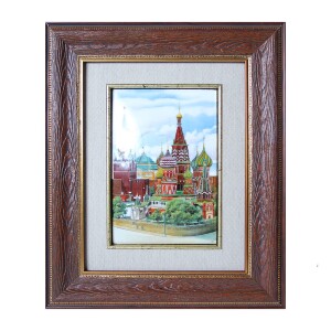 Gift set with a book and a panel "Moscow"