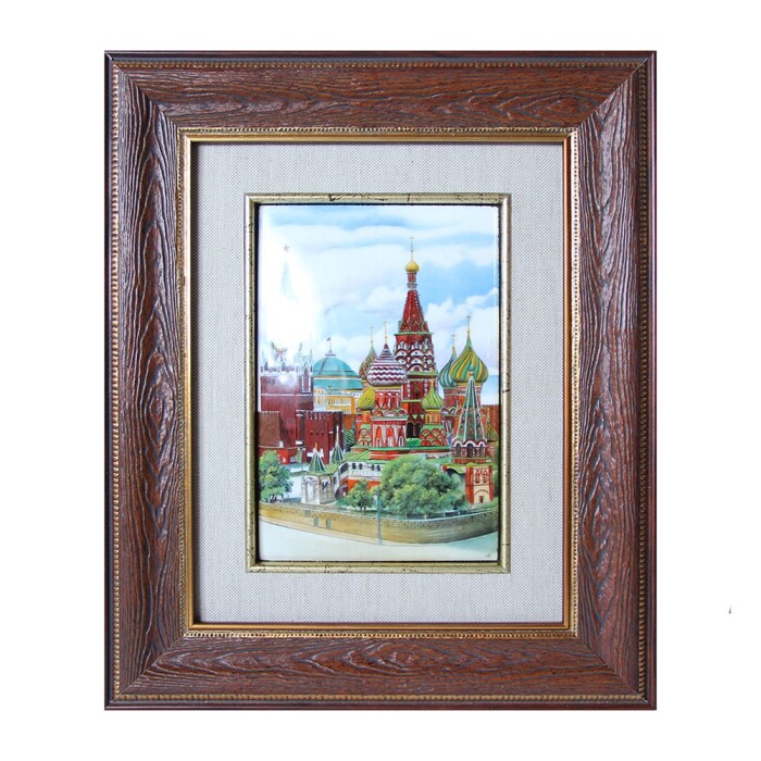 Gift set with a book and a panel "Moscow"